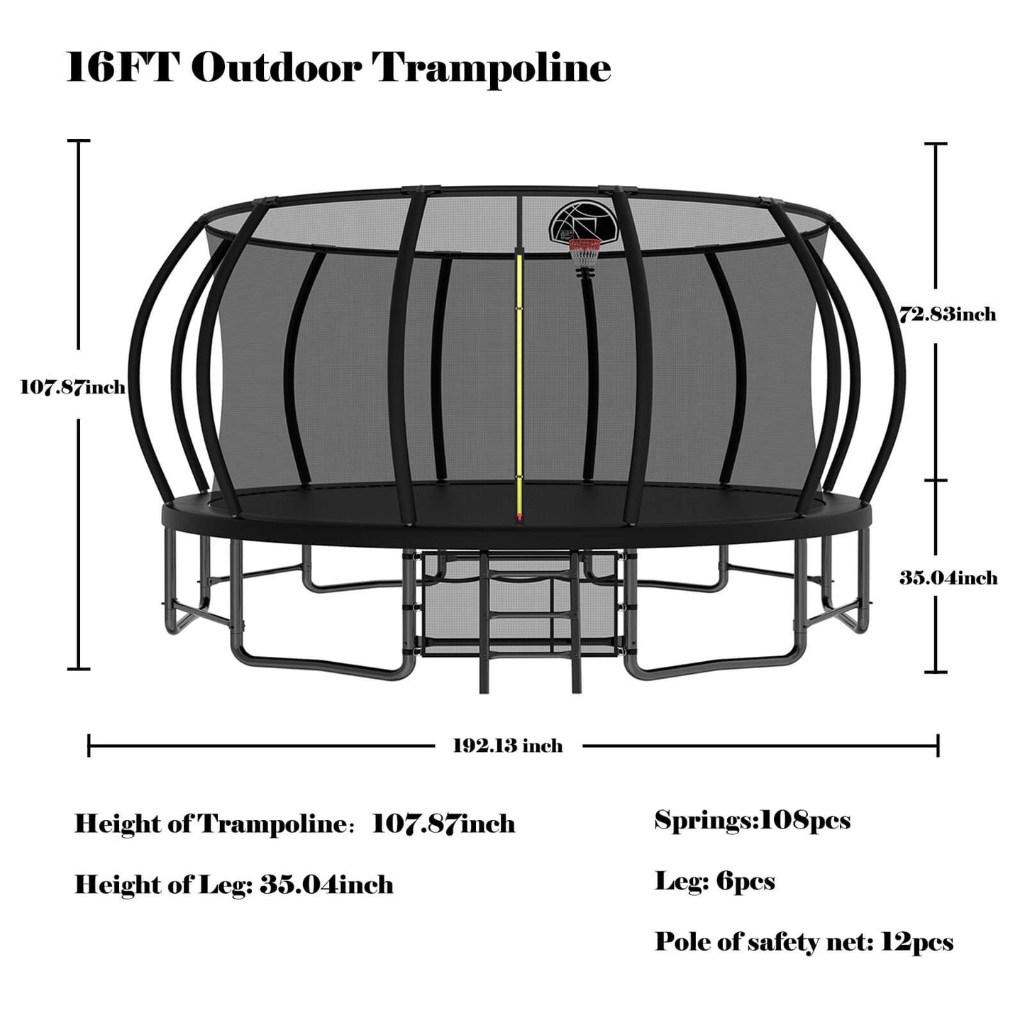 MyFunGear 16ft trampoline